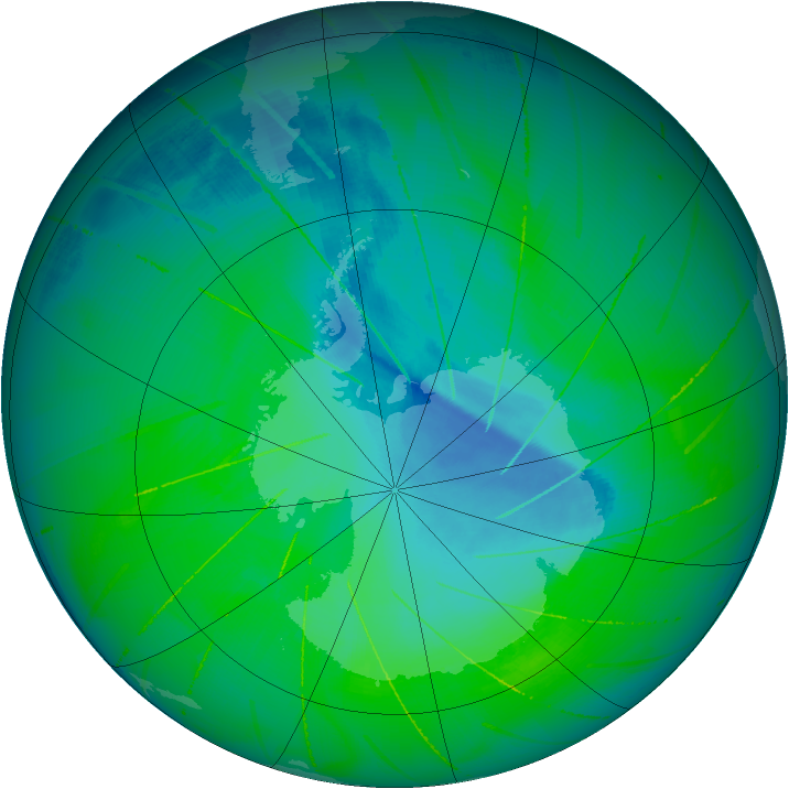 Ozone Map 2009-12-03